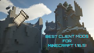 Best Client Side Mods For Minecraft 1165 [upl. by Ramedlav]