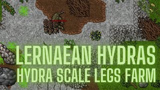 150 Ranger Lernaean Hydra  517k exph  Medivia Online  HYDRA SCALE LEGS farm [upl. by Linda646]