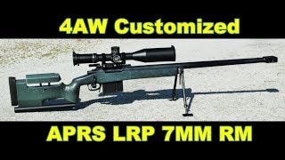 4AW Custom 7mm Rem Mag APRS LRP [upl. by Ahsienal485]