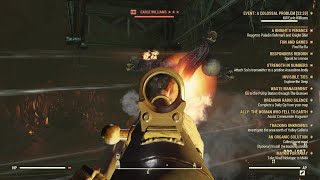 Fallout 76 Earle Williams Epic Boss Battle [upl. by Htelimay272]