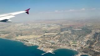 Landing at Larnaca International Airport Cyprus [upl. by Bergren]