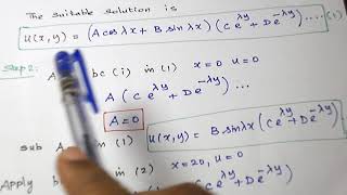 TAMIL 2 D HEAT EQUATION PROBLEM 1 [upl. by Suivatnod]