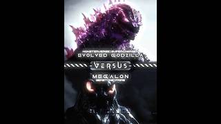 Evolved Godzilla vs Gemstone Megalon  edit battle monsterverse gemstone godzilla [upl. by Lundin]