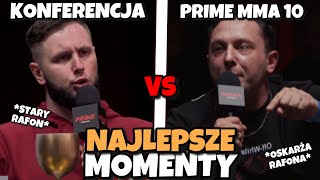 KONFERENCJA PRIME MMA 10  NAJLEPSZE MOMENTY Daniel Magical vs Marcin Rafonix [upl. by Sillsby]