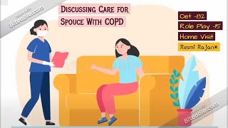 🏡Oet rOle play with Resmi 15 Discussing care of spouse with COPD Home [upl. by Anitteb404]