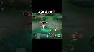 Argus vs chou shorts mobilelegends argus chou mlbb [upl. by Enirrok]