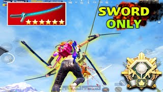 Journey using only SWORD to get Top 1 😱 [upl. by Jaffe]