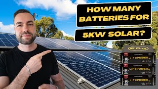 How Many Batteries for 5kW Solar System [upl. by Rich75]