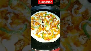 Home made pizza recipe without oven😉😋 pizzapizza pizzacravings pizzalover viral [upl. by Aohk]