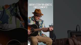 Learn How to Play Acoustic Embellishments on Guitar [upl. by Adile728]