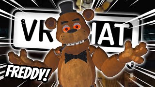 FREDDY FAZBEAR GETS HIGH IN VRCHAT  Funny VR Moments Five Nights At Freddys [upl. by Orvil]