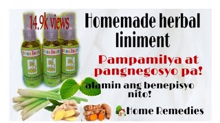 Homemade herbal linimentProcedures amp BenefitsHome Remedies [upl. by Yecrad]