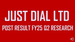 JUST DIAL LTD LATEST NEWS ON JUST DIAL LTD  NEWS ON JUST DIAL LTD TODAY [upl. by Anaerdna503]