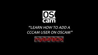 How to Add an CCcam User In Oscam [upl. by Kcirdahs]