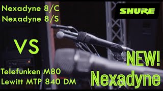 SHURE NEXADYNE 8S amp 8C Review Lewitt and Telefunken Comparison [upl. by Akaenahs]