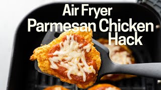 Air Fryer Frozen Parmesan Chicken Hack [upl. by Furr]