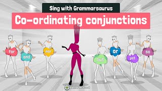 Sing with Grammarsaurus  Coordinating Conjunctions FANBOYS [upl. by Suqram598]