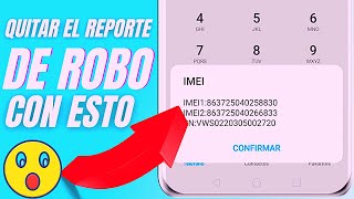 COMO quitar el Reporte de IMEI en 3 sencillos pasos SOLUCION 100 quitar reporte de robo😱😱2021 [upl. by Zeculon]