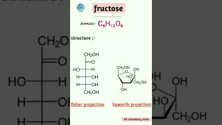 fructose formulafructose structure haworth and fisher projection [upl. by Aicenav]