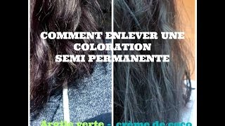 👽 COMMENT ENLEVER UNE COLORATION [upl. by Norat]