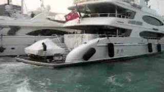 Yacht crash on the dock  Yachtloop Videos [upl. by Mario]