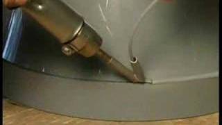 Plastic Hot Air Welding of PVC Ventilation Pipe amp Pittings [upl. by Flemings429]