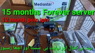 Media star MS Mini 2525 forever 15 month forever server 12 month polo iptv New receiver new version [upl. by Clapp]