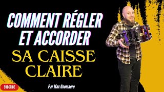 Comment accorder une caisse claire  Tuto complet Accordage Caisse Claire [upl. by Aryek]