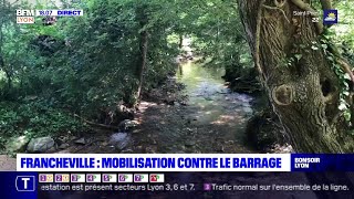 FRANCHEVILLE  MOBILISATION CONTRE LE BARRAGE [upl. by Addam]