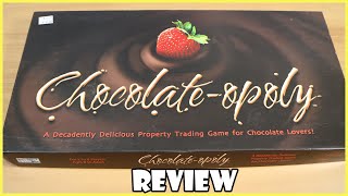 ChocolateOpoly Board Game Review  Board Game Night [upl. by Drhcir]