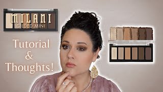 New Milani Gilded Mini Eyeshadow PaletteWhiskey BusinessTutorial First Impressions amp Thoughts [upl. by Martino629]