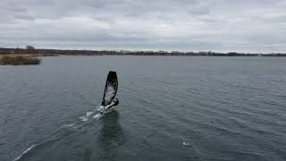 Flatwater Windsurfing amp Windfoiling in The Netherlands in 4K Ultra HD [upl. by Aleina445]