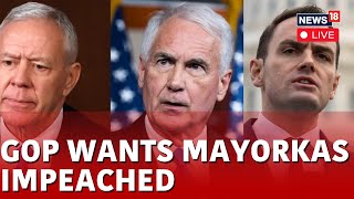 Mike Johnson LIVE  GOPs Press Conference On Alejandro Mayorkas Impeachment Vote  USA News LIVE [upl. by Saturday59]