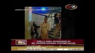 Mata ng Agila  Ariella Arida nag ningning sa Ms Universe National Costume Parade [upl. by Imak675]