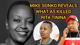 RIP💔😭 Mike Sonko Finally Reveals What Killed Ntv Journalist Rita Tinina At Her House In Kileleshwa🥺 [upl. by Lorsung]