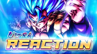 ULTRAA GOGGETAA BLUUUEEE LEGENDS COLOSSAL WWWW REACTION WITH 59GAMIN  Dragon Ball Legends [upl. by Derk]