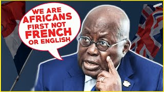 ghana president puts an end to french and english speaking africa [upl. by Jemena982]