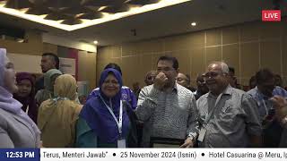 SESI MADANI MENDENGAR PERAK  Dialog bersama YB Menteri Ekonomi [upl. by Saerdna]