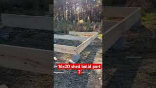 Building with Lumber that I cut on my hm122 woodland mills [upl. by Charyl]