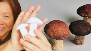 Live stream  How to make polymer clay decoration polymerclay crafty mushroom [upl. by Bartholomeus31]