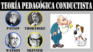 Teoría de Aprendizaje Conductista  Watson Pávlov y Skinner [upl. by Hertzog]