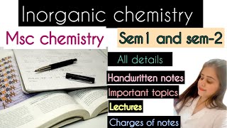 Msc chemistry  Inorganic chemistry notes inorganic chemistry msc 1st semester notes mscchemistry [upl. by Euh745]