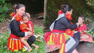 The lucky orphan girl met a kind crippled girl Warm love spreads among the mountains and forests [upl. by Marina567]