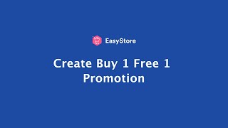 Promotion │ How to Create quotBuy 1 free 1quot promotion  │ Eng [upl. by Assirok]