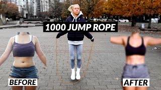 I Did 1000 Jump Ropes a Day for a Month My Results [upl. by Akili]