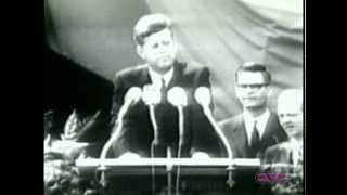 President John F Kennedy quotI Am a Berlinerquot Speech at Berlin Wall [upl. by Shanon]