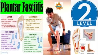 3 Major Exercises of Plantar FasciitisFoot and Ankle Pain  Level 2 [upl. by Annais]