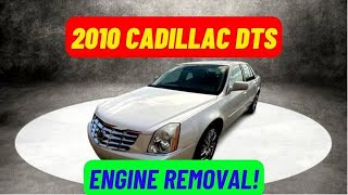 2010 Cadillac DTS Engine removal [upl. by Annig599]