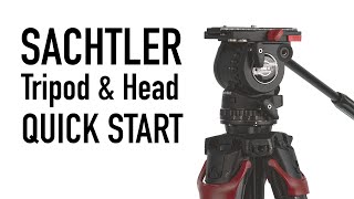 Sachtler Tripod amp Head Quick Start [upl. by Linette]