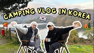 CAMPING VLOG IN KOREA 🇰🇷 BIKIN TENDA DI PINGGIR TEBING 🏕️ MASAK2 HEALING DI MUSIM GUGUR 🍁 [upl. by Daryn878]